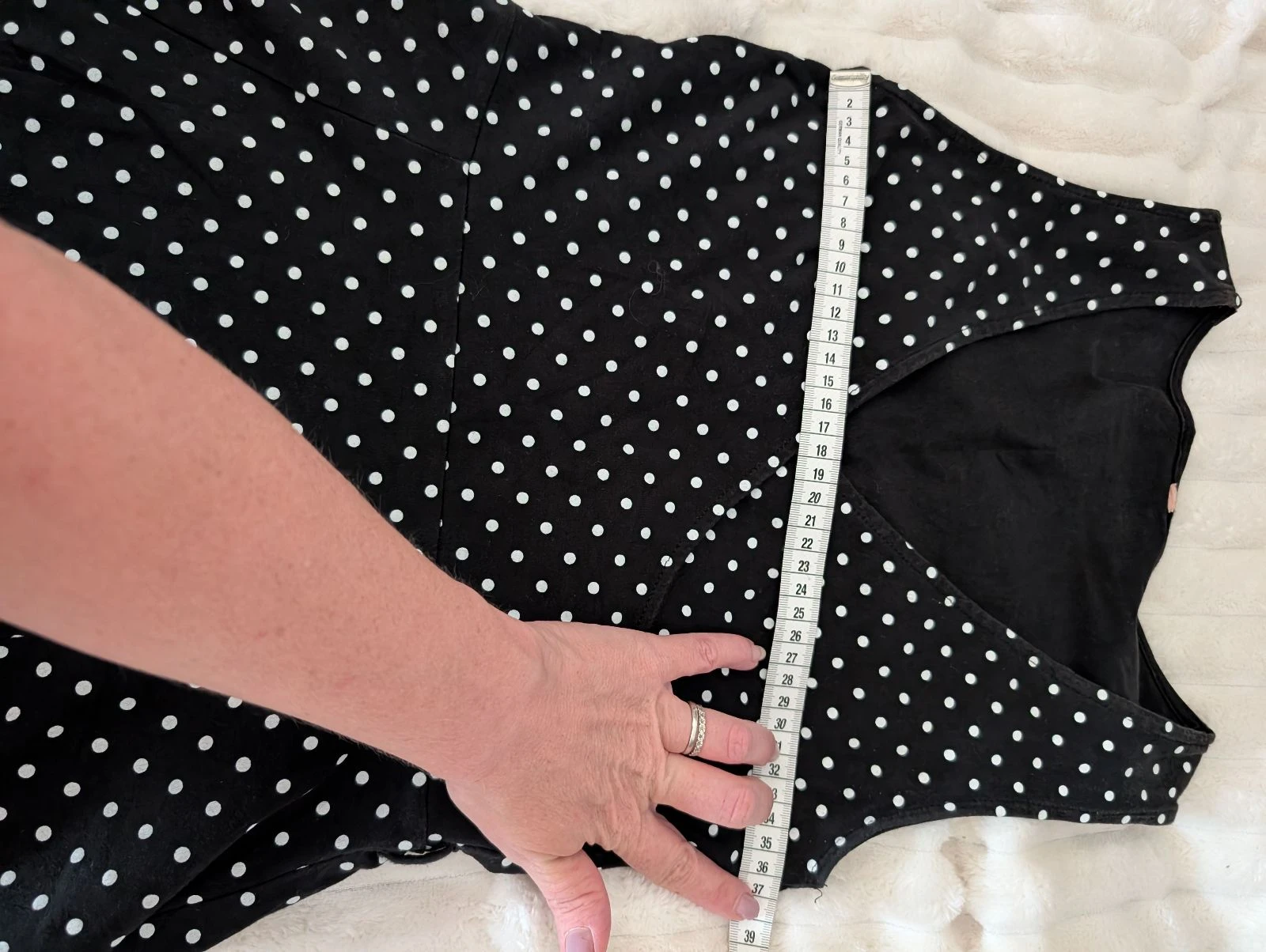 Magnificent black polka dot skater dress - Retro rockabilly style – photo 9